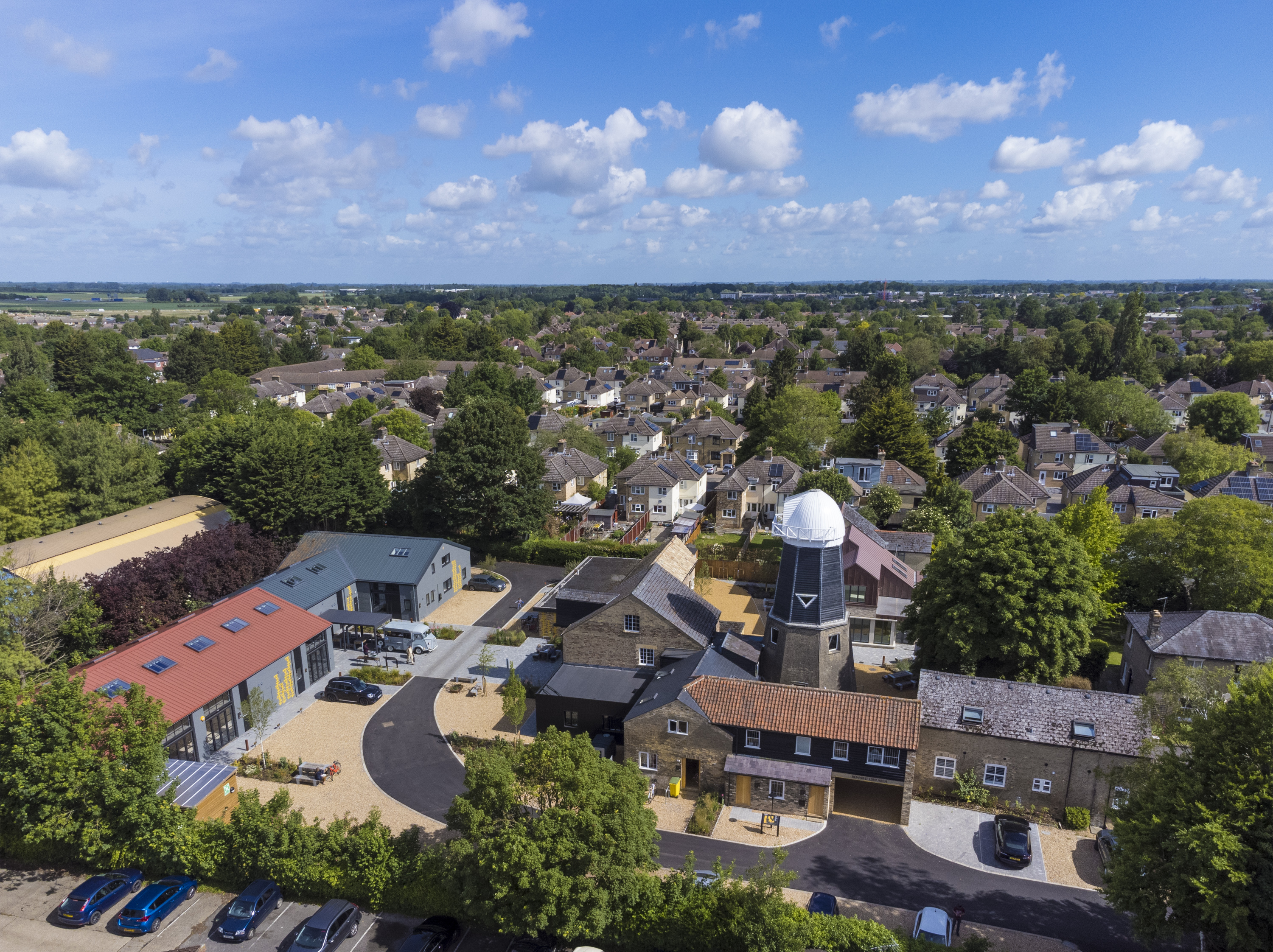 Chesterton Mill, Aerial View